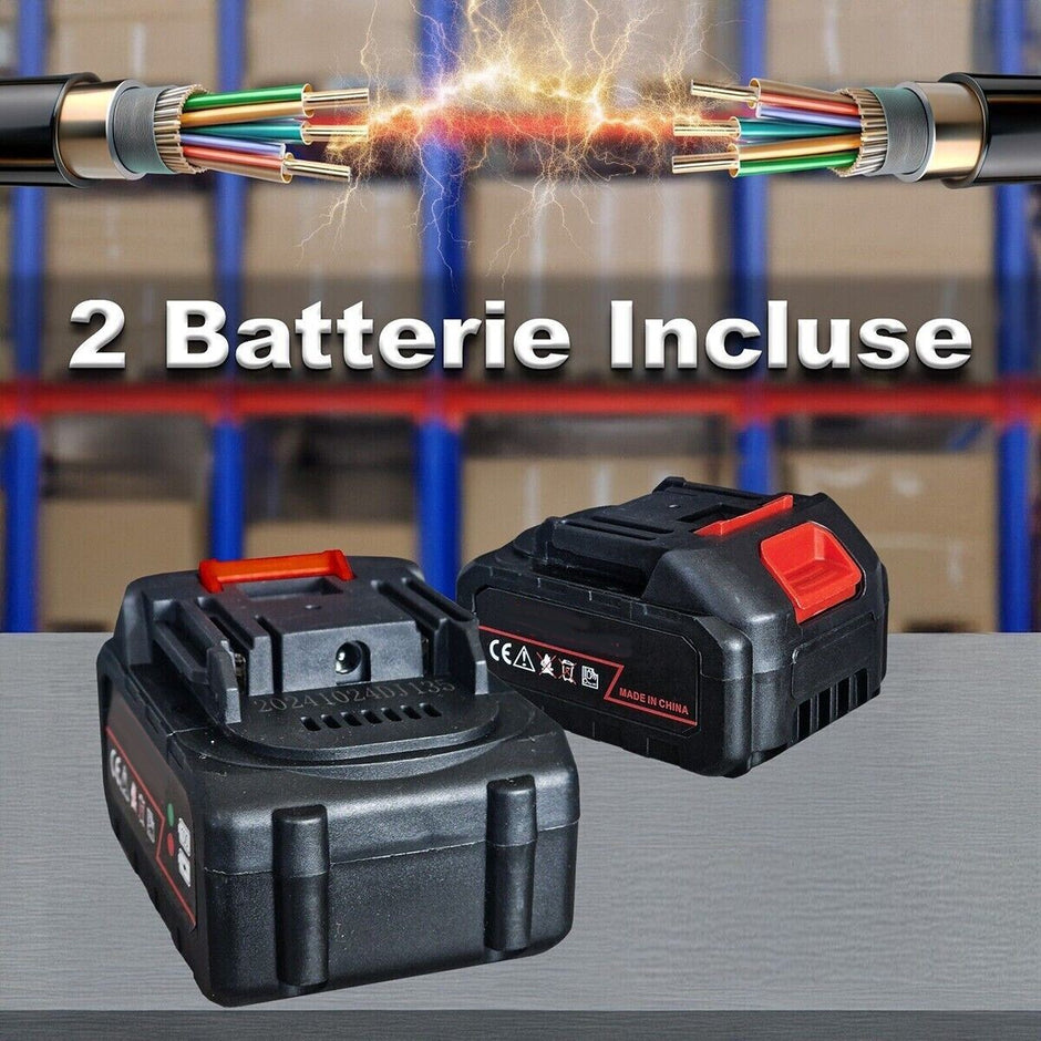 SOFFIATORE a DOPPIA BATTERIA 48 V per FOGLIE ASCIUGATRICE TURBO VENTOLA per AUTO