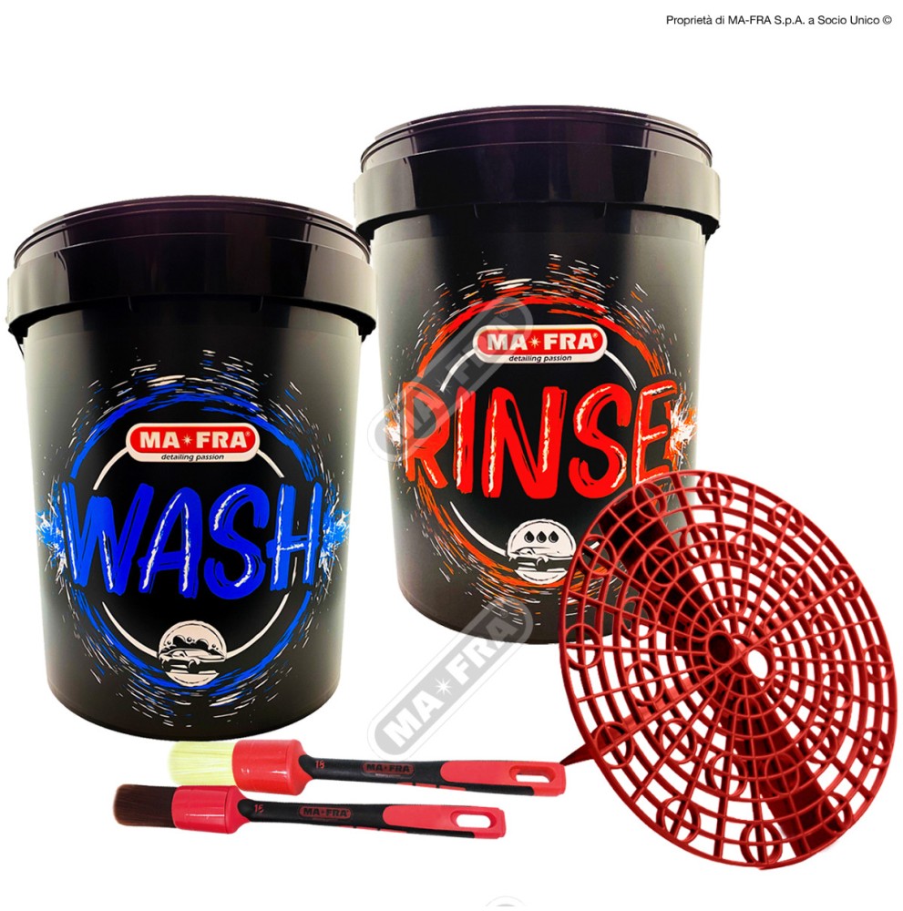 Kit Lavaggio Doppio Secchio Completo