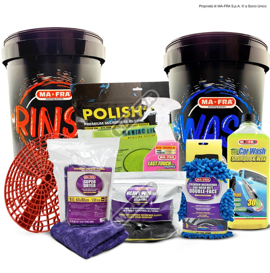 Kit completo lavaggio auto