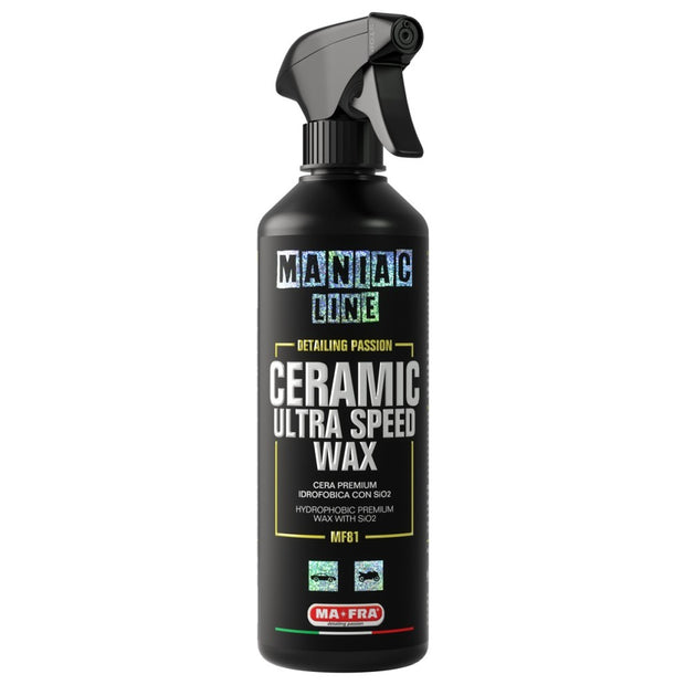Cera ceramica spray Ultra Speed Wax Maniac Line con tecnologia SiO2